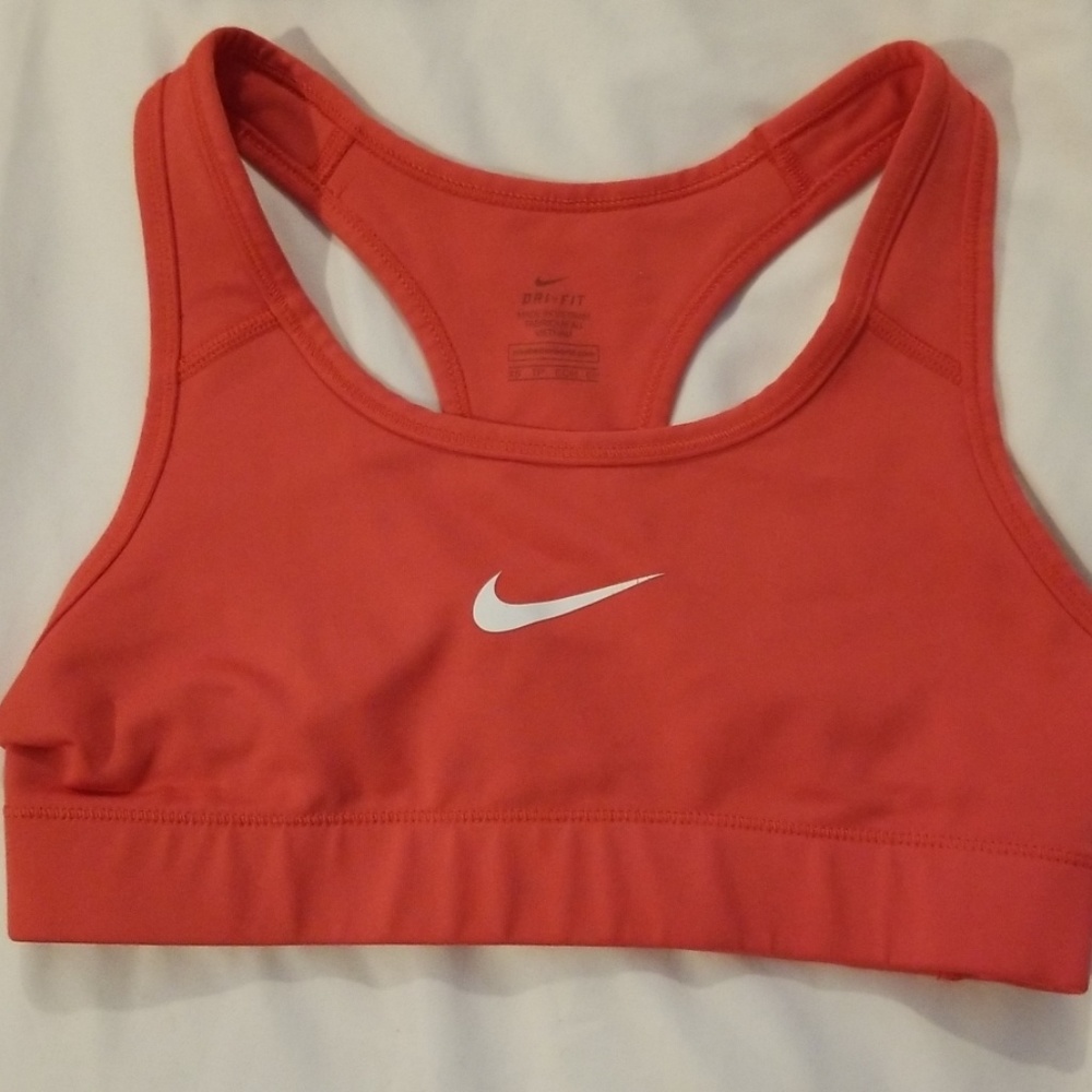 Nike pink sports bra